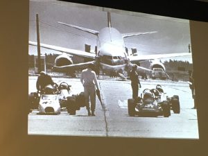 plane landing on tarmac