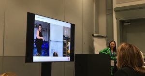 image of video of teacher teaching maths