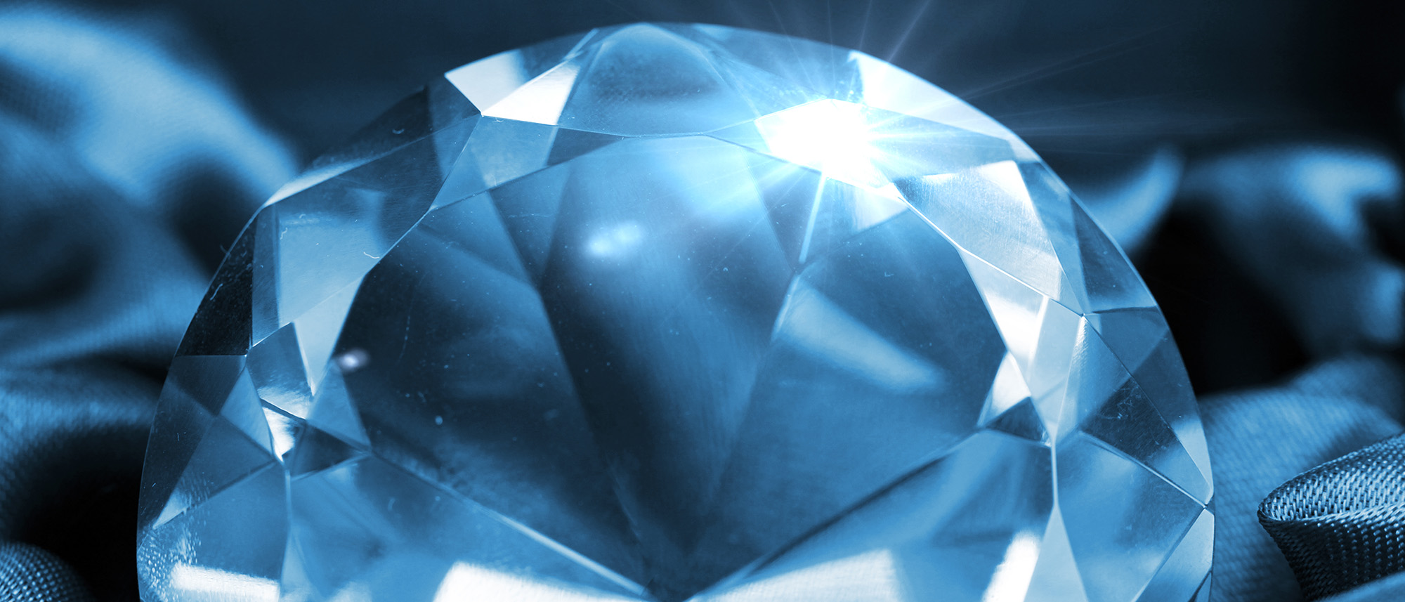 Close up of big and beautiful diamond