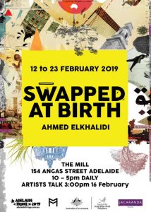 Swapped at Birth exhibition poster Swapped at Birth exhibition poster