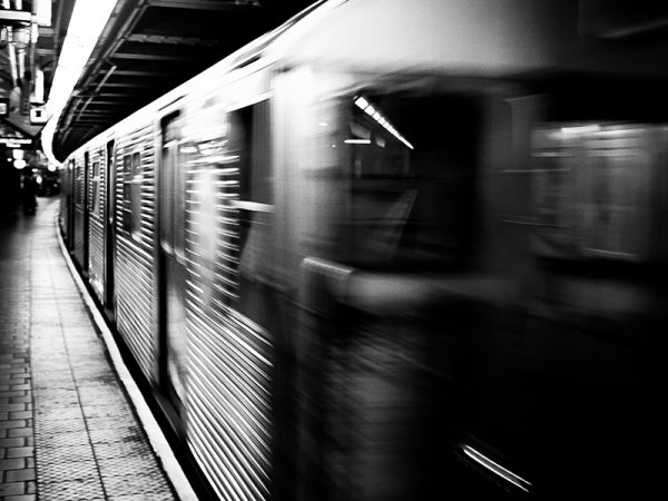 maths on a train sso blurry train going fast through subway station