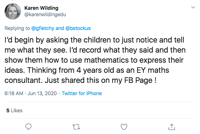 image-2-turtle-thread tweet about asking students what they notice in a mathematical video about turtles falling off a log