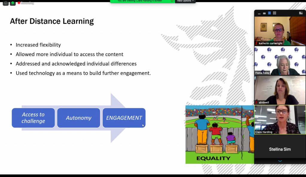 image-4-teachmeet take away messages related to what they kept after distance learning