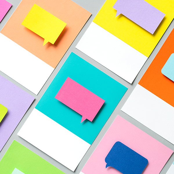 teacher meet reflections sso post it notes with speech bubbles