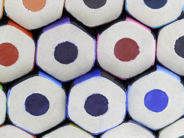 mathematising recount sso coloured pencils on their side