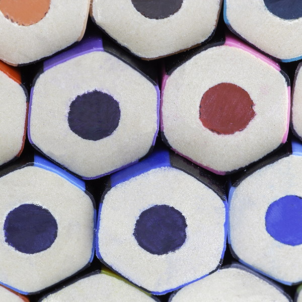 mathematising recount sso coloured pencils on their side