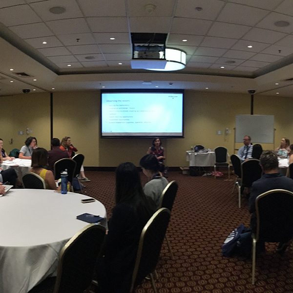 noticing the mathematics sso people gathered in large room