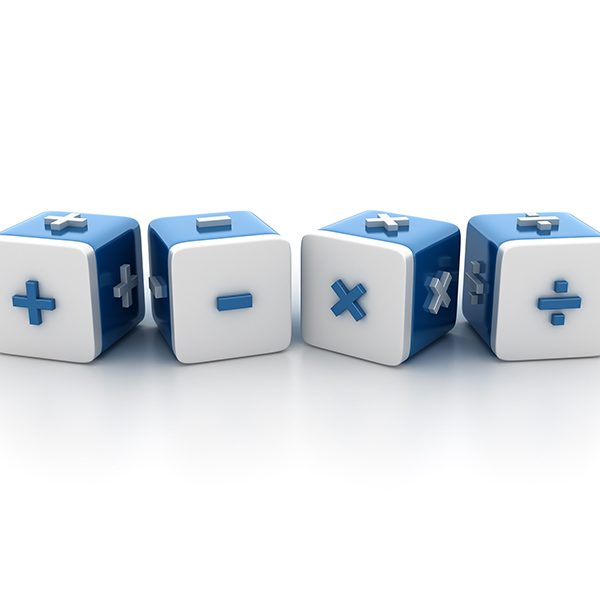 do your students know what twelve times eighteen is sso four dice with operators