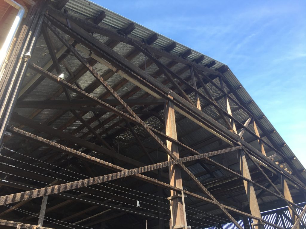 math-trail-image-two picture of steel structure of a warehouse